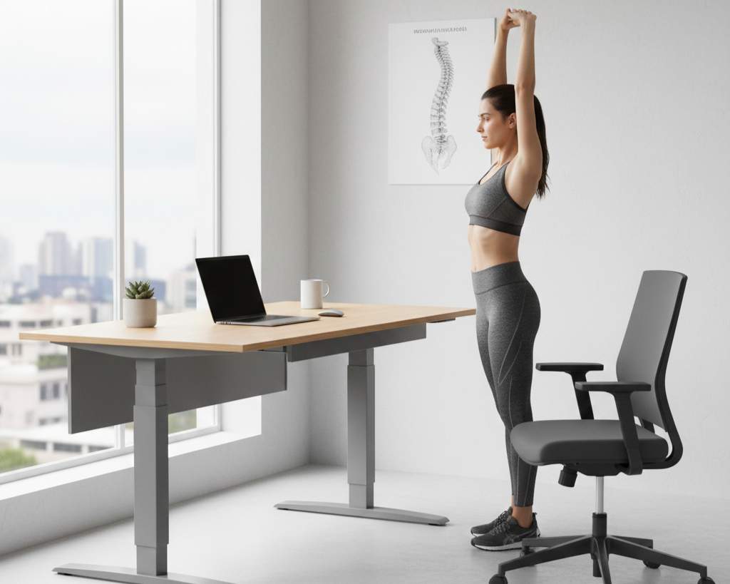 biurko z regulacją wysokości