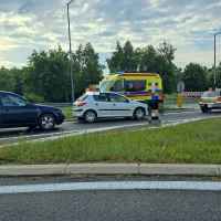 zdjęcie dwie kolizje na obwodnicy