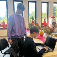zdjęcie z wizytą w Polskim Czerwonym Krzyżu