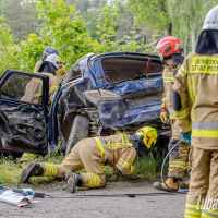 Wypadek w miejscowości Ciemno