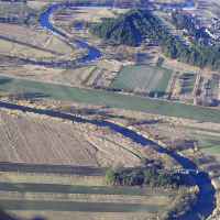 Wieprz lutową porą-16II2015r. Nowy mostek do Garbarni.