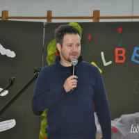 zdjęcie Albert Osik w Gimnazjum w Niedźwiadzie