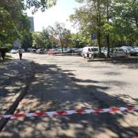 zdjęcie naprawili parking przy szpitalu