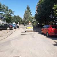 naprawili parking przy szpitalu