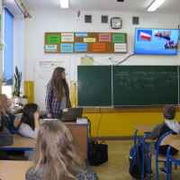 Gimnazjaliści ze Skrobowa o Polsce po angielsku