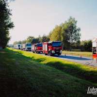 zdjęcie zderzenie na DK19