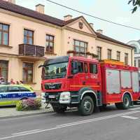 zdjęcie zderzenie przy gminie
