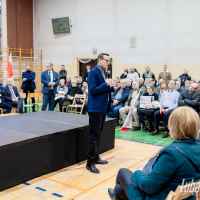 Mateusz Morawiecki na spotkaniu w Lubartowie