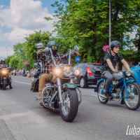 Kilkuset motocyklistów przejechało ulicami Lubartowa