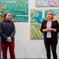 zdjęcie wernisaż wystawy Rafała Ereta