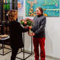 zdjęcie wernisaż wystawy Rafała Ereta