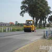Prace przy przebudowie drogi Kamionka - Kozłówka