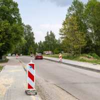 Trwa przebudowa drogi w Chlewiskach