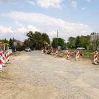 Trwa przebudowa drogi w Chlewiskach