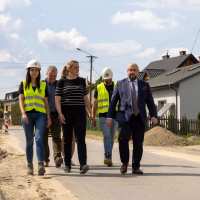 Trwa przebudowa drogi w Chlewiskach