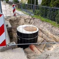 Trwa przebudowa drogi w Chlewiskach