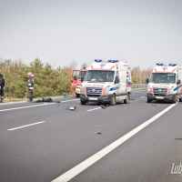 zdjęcie Wypadek motocyklisty na obwodnicy Lubartowa