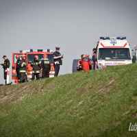 Wypadek motocyklisty na obwodnicy Lubartowa