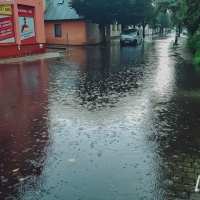 zdjęcie zalane ulice w Lubartowie