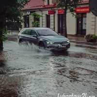 zalane ulice w Lubartowie