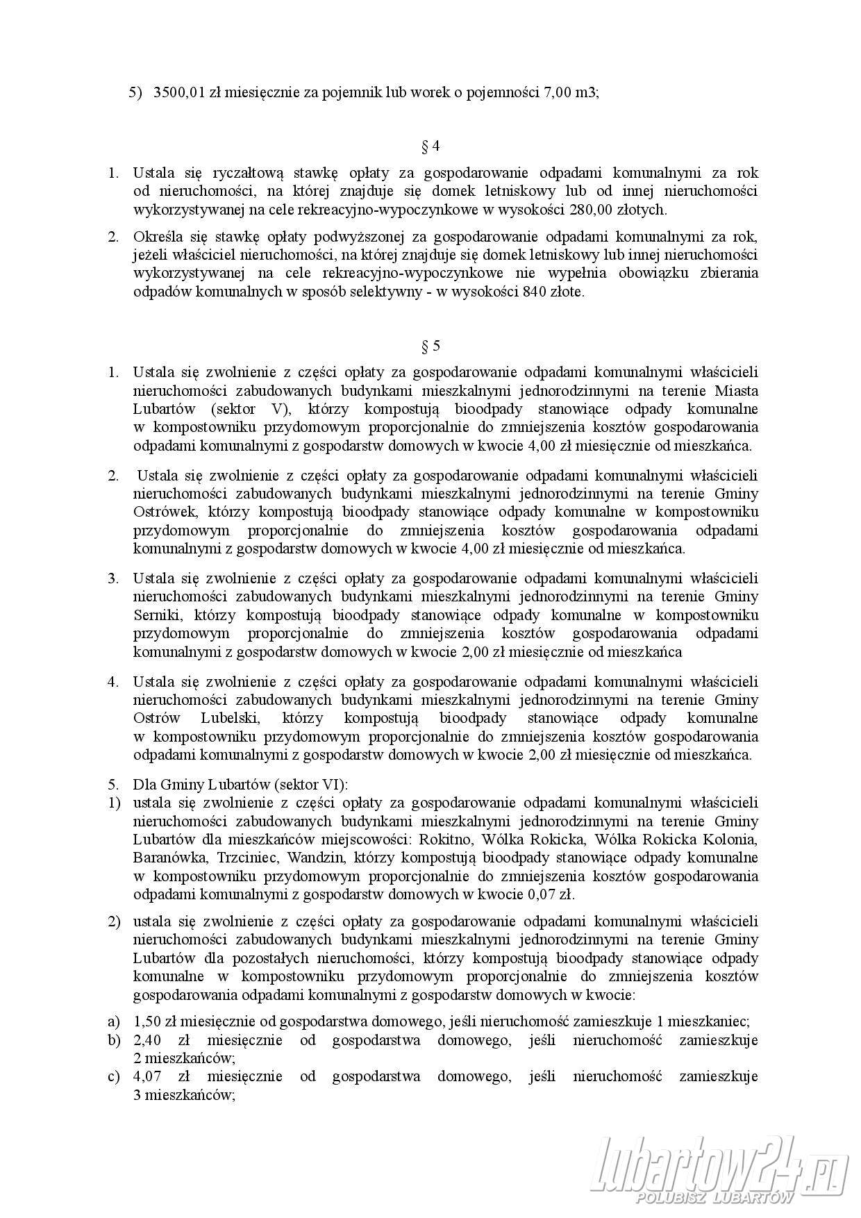 Stawki za odpady