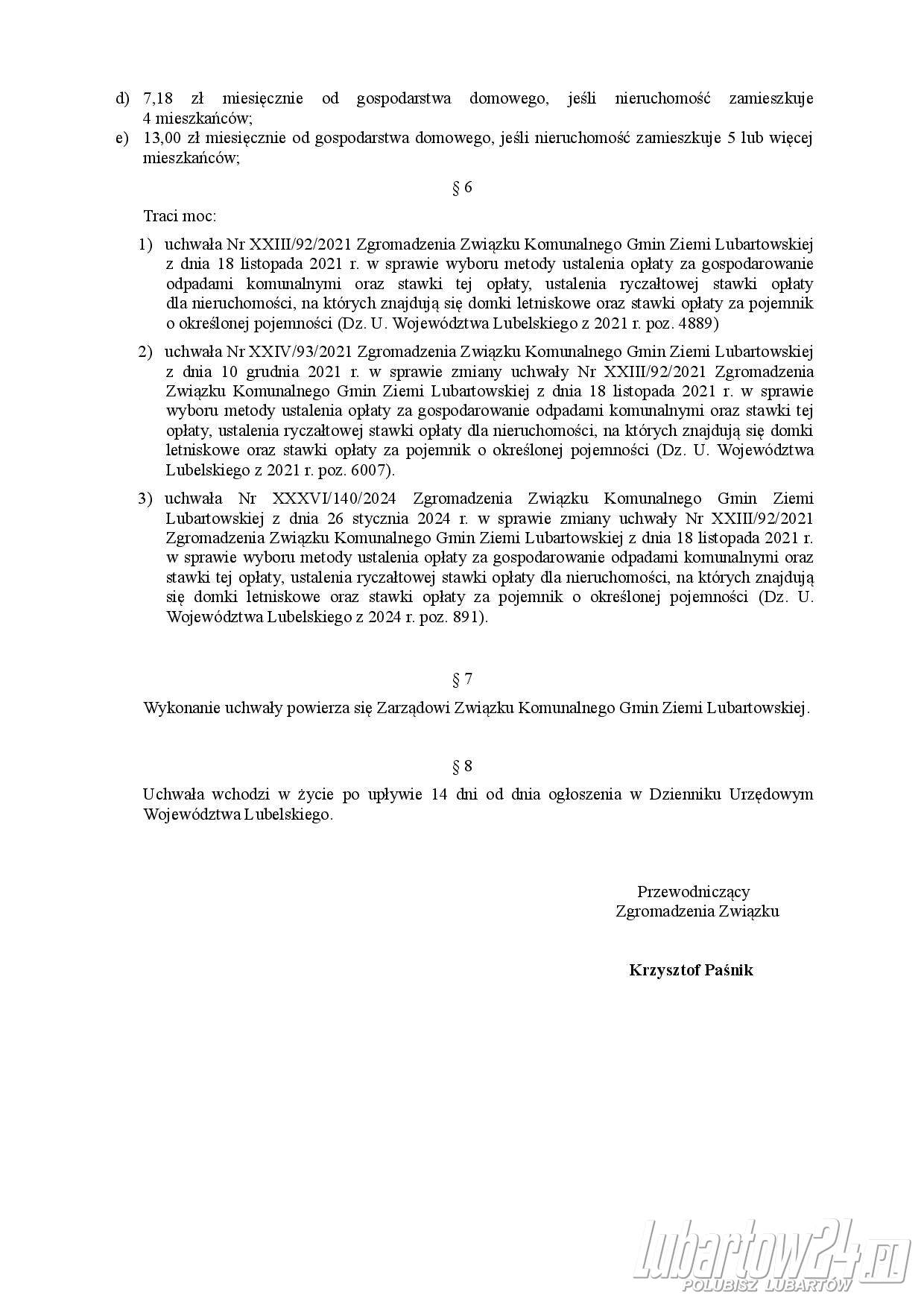 Stawki za odpady