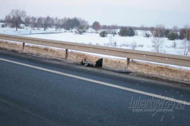 Uciekał przed policją, rozbił auto