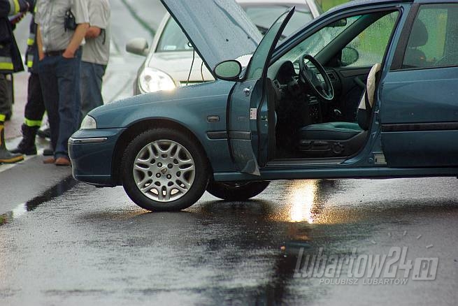Łucka: Zderzenie Rovera z Mercedesem