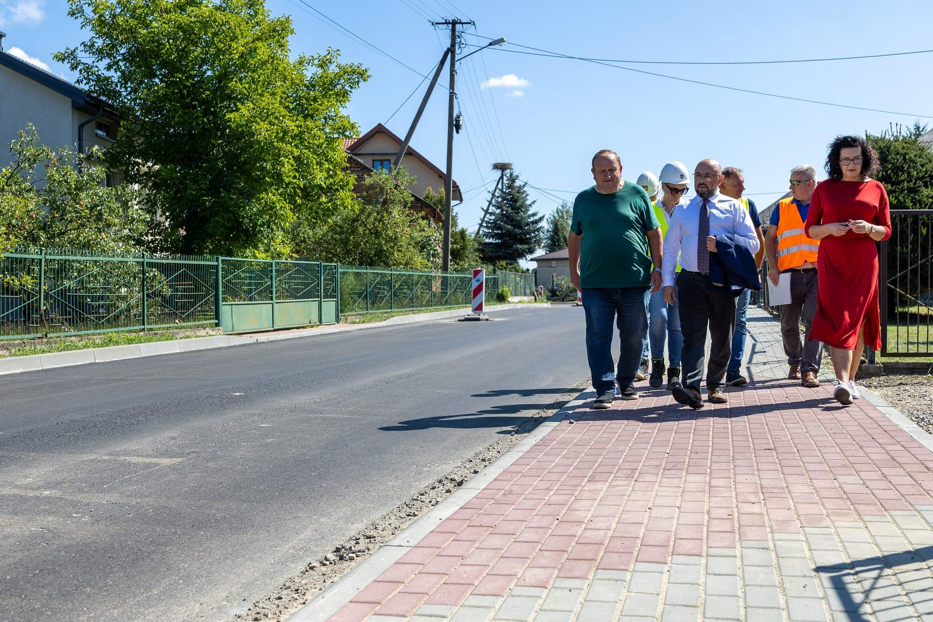 Przebudowa drogi w Chlewiskach