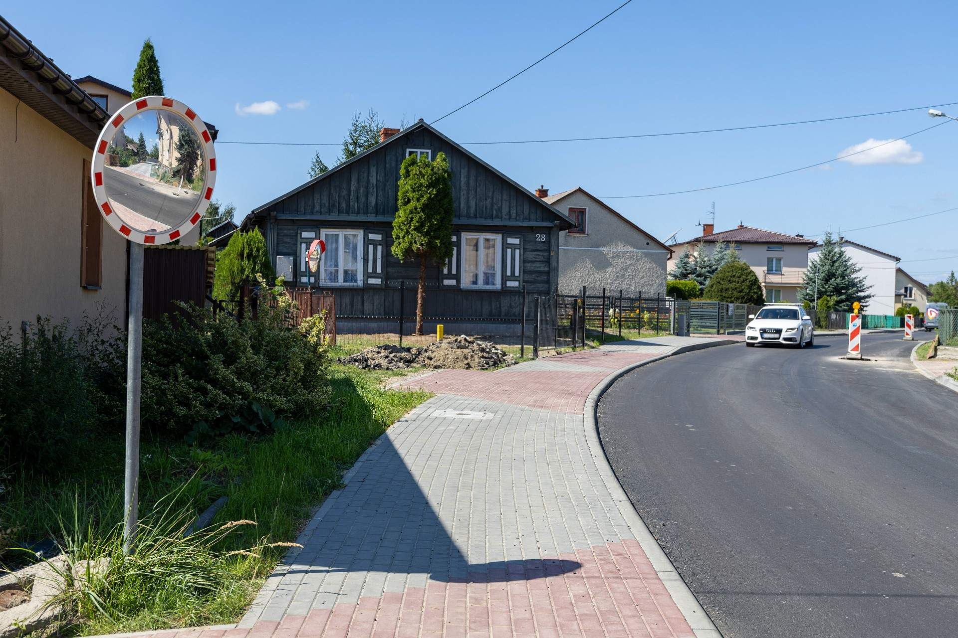 Przebudowa drogi w Chlewiskach