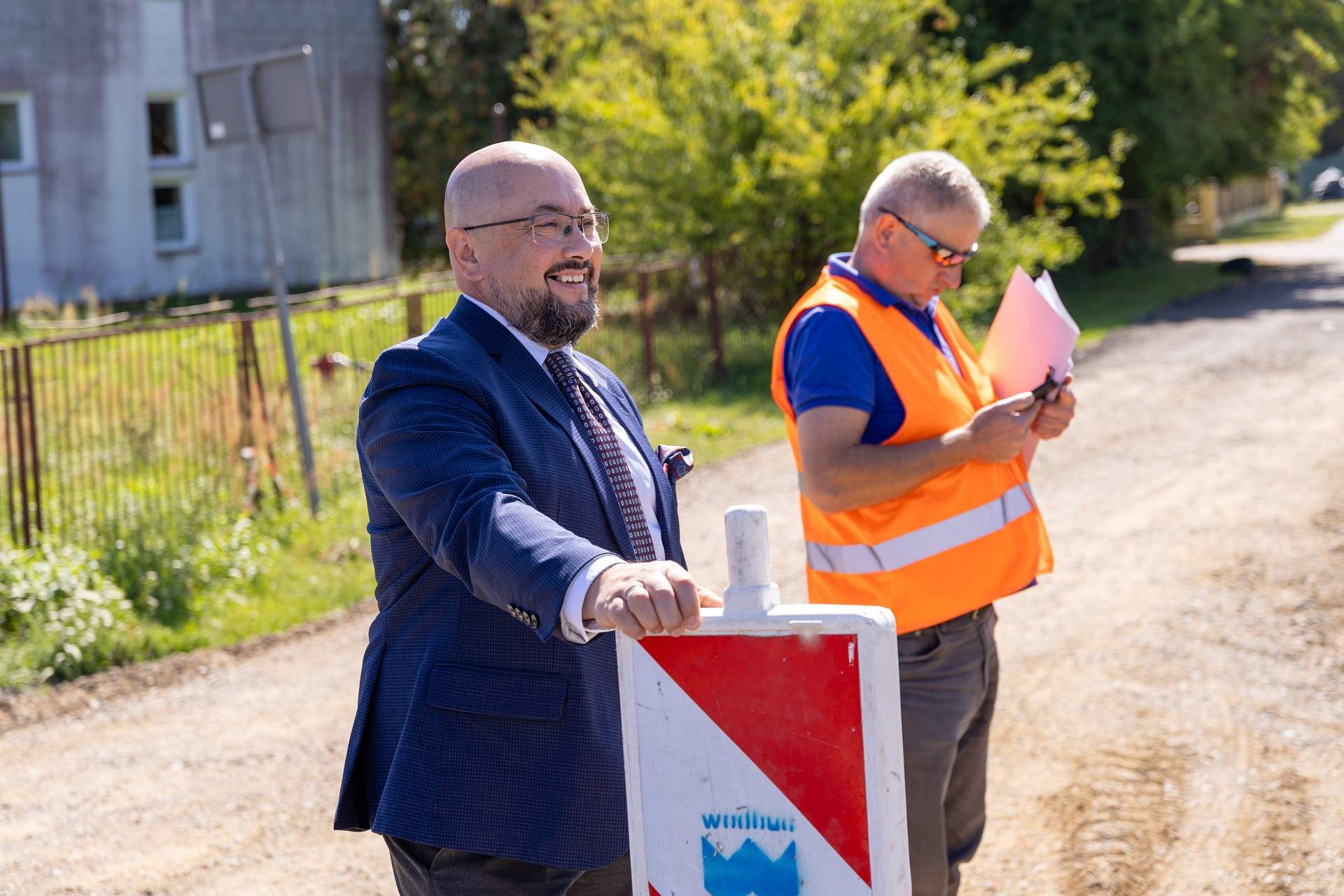 Przebudowa drogi w Chlewiskach
