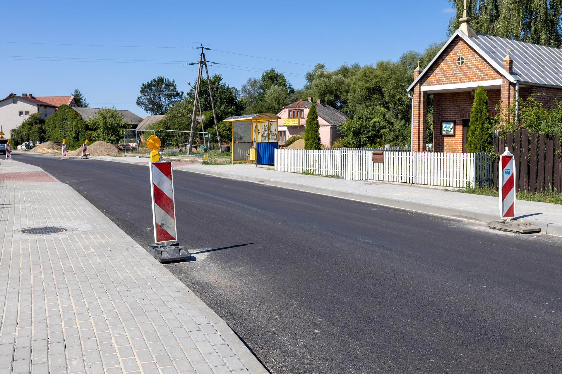 Przebudowa drogi w Chlewiskach