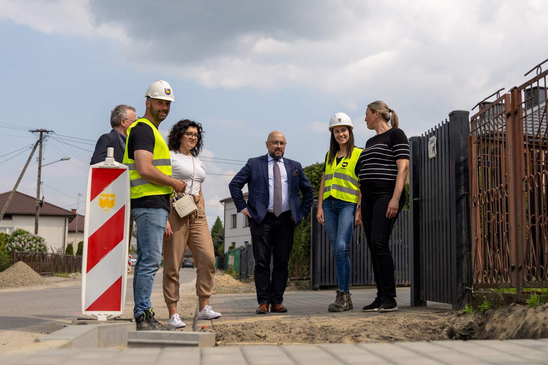 Trwa przebudowa drogi w Chlewiskach