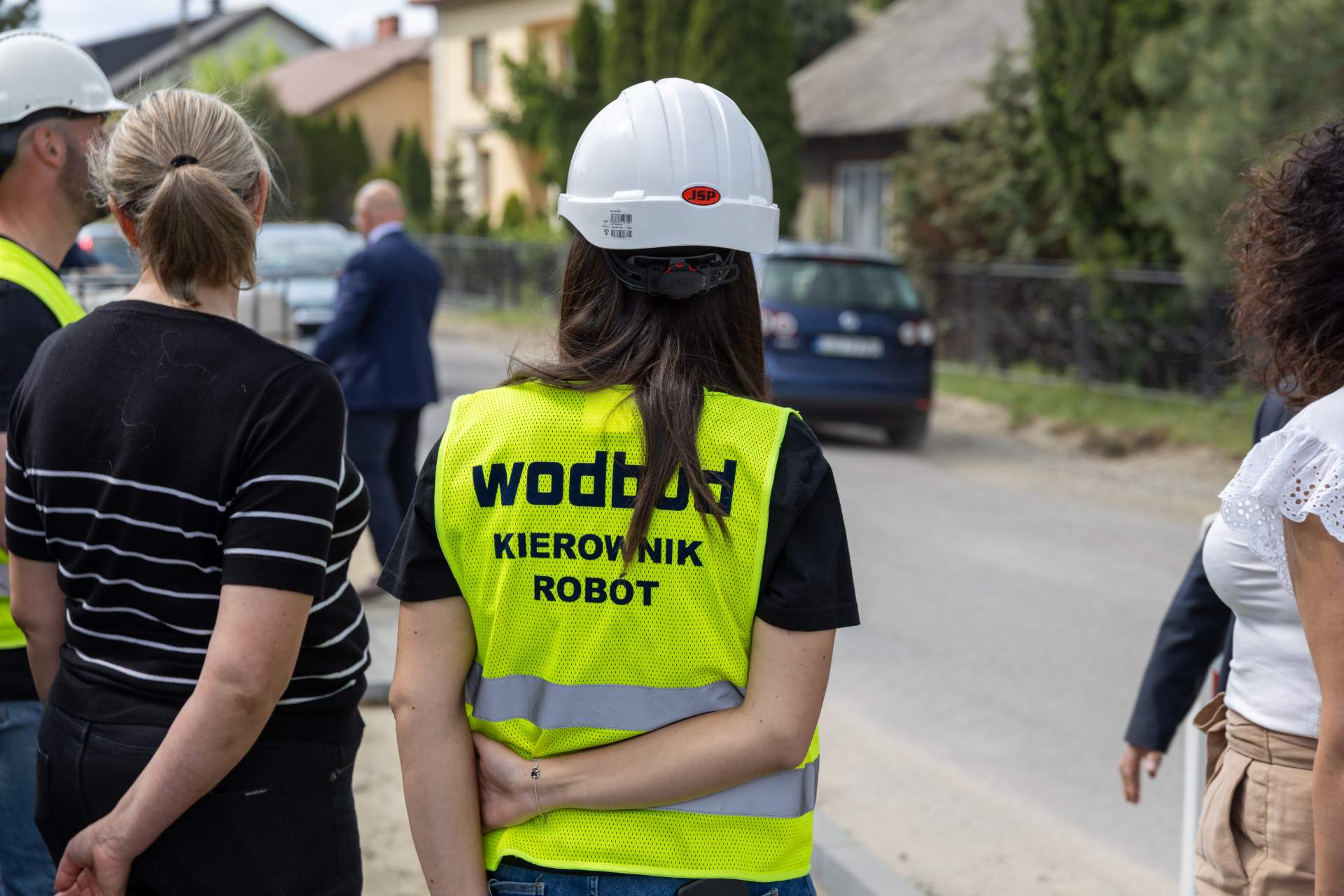 Trwa przebudowa drogi w Chlewiskach