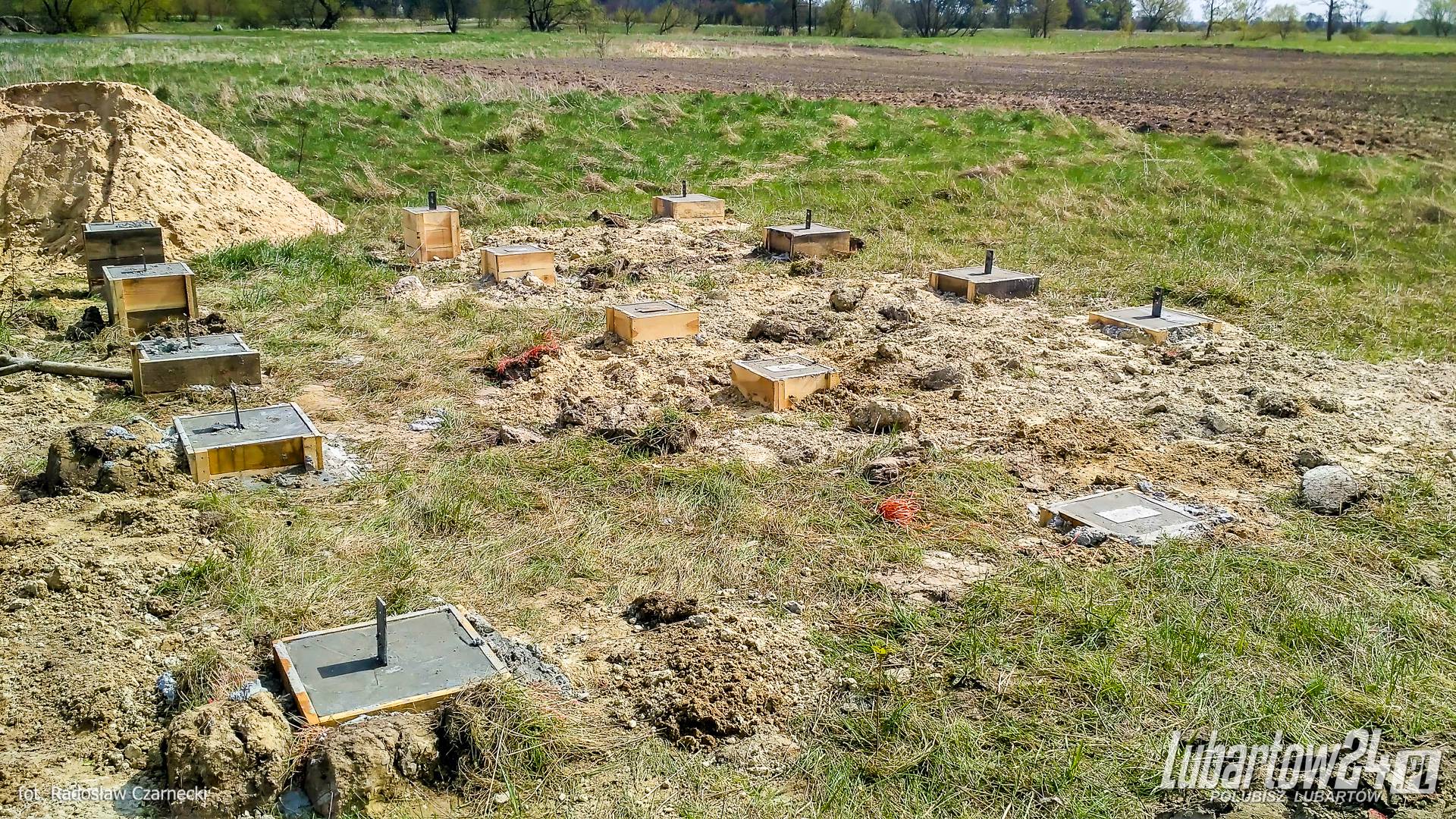 Budowa wiaty grillowej nad Wieprzem