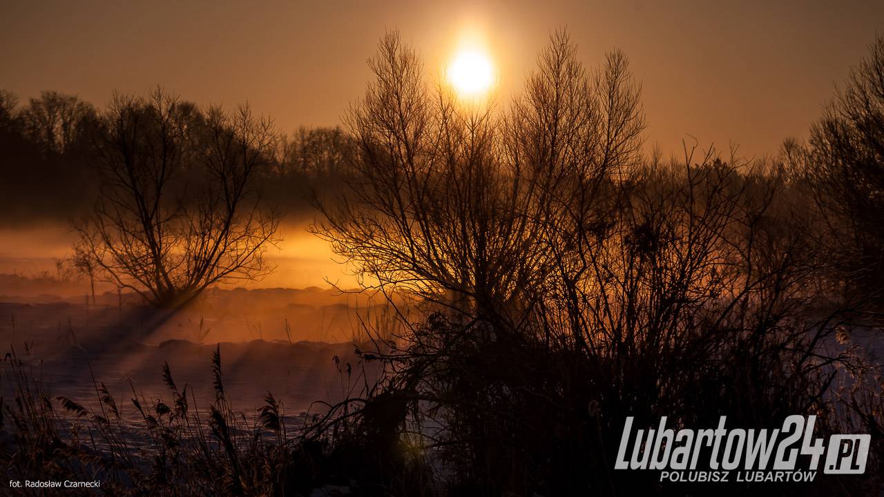 Wschód Słońca nad Wieprzem