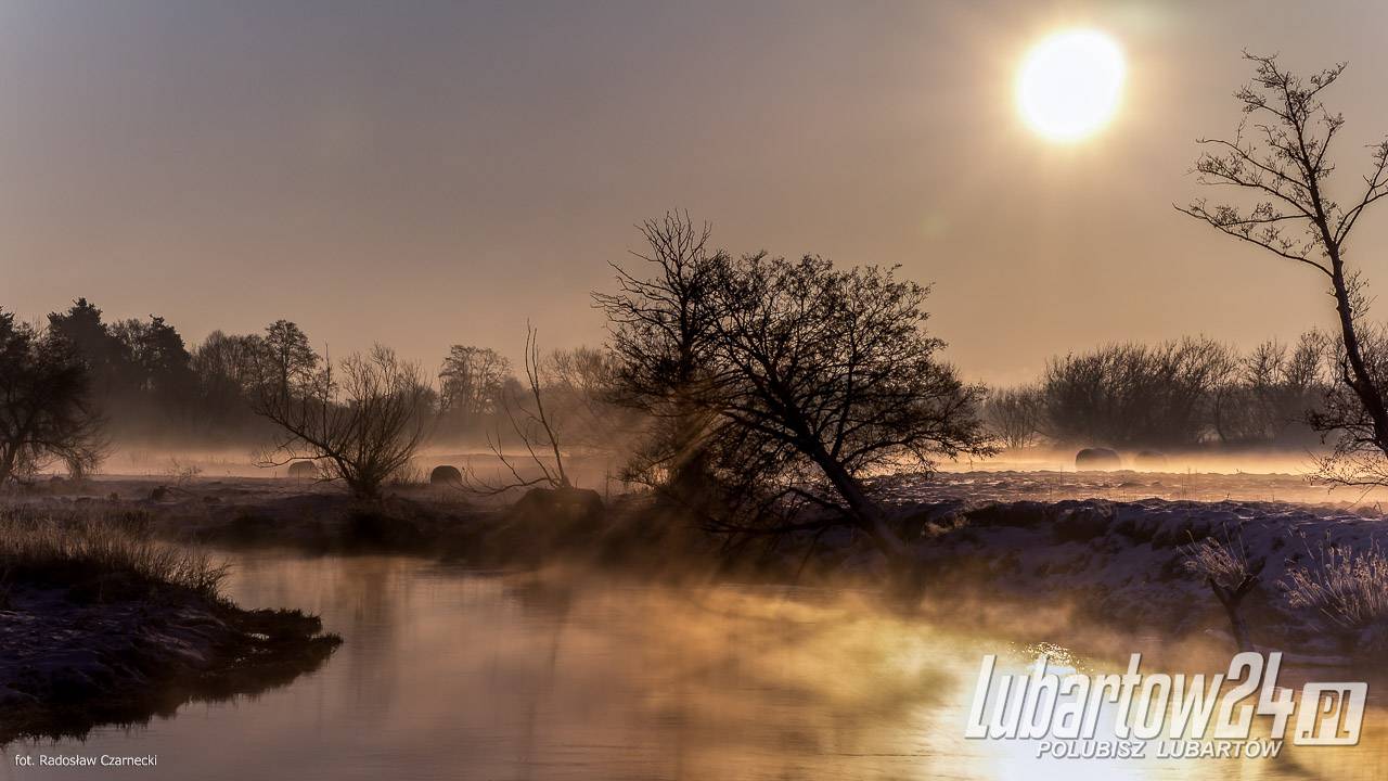 Wschód Słońca nad Wieprzem