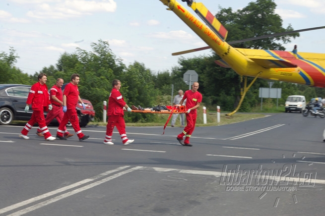Wypadek na obwodnicy.