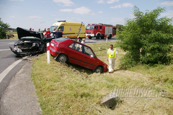 Wypadek na obwodnicy.
