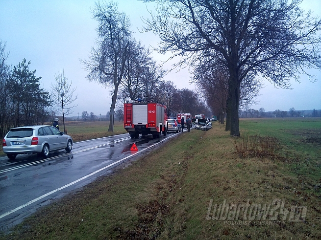 Wójt Ostrówka miał wypadek. Trafił do szpitala