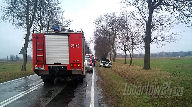 Wójt Ostrówka miał wypadek. Trafił do szpitala