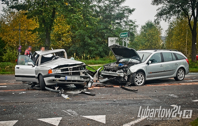 Wypadek w Łukówcu
