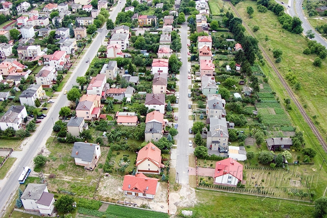 Lubartów z lotu ptaka