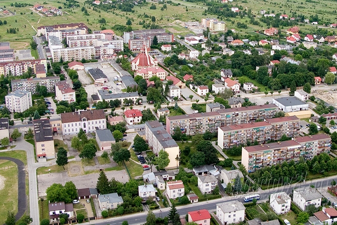 Lubartów z lotu ptaka