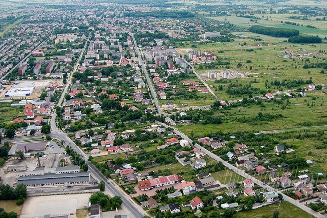 Lubartów z lotu ptaka