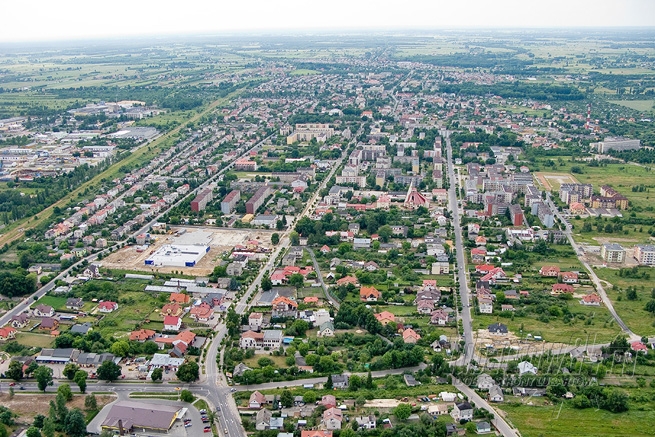 Lubartów z lotu ptaka