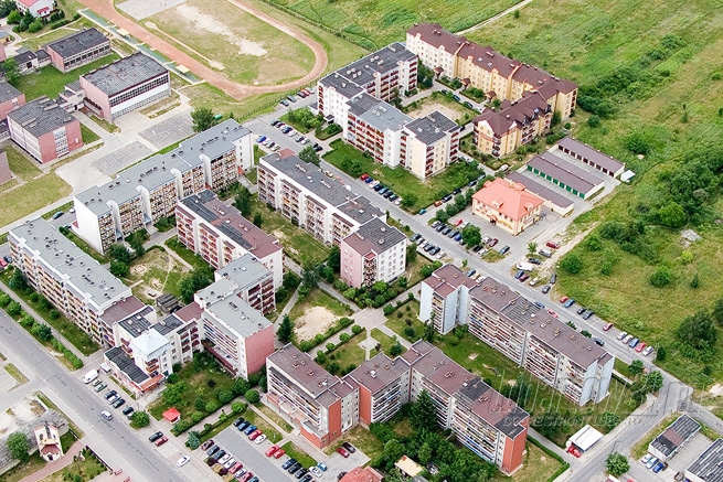 Lubartów z lotu ptaka