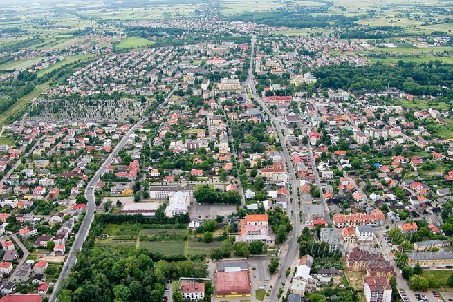 Lubartów z lotu ptaka