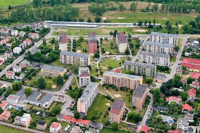 Lubartów z lotu ptaka