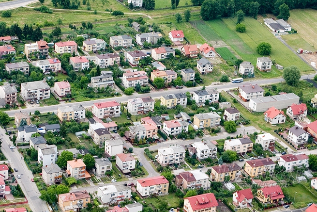 Lubartów z lotu ptaka